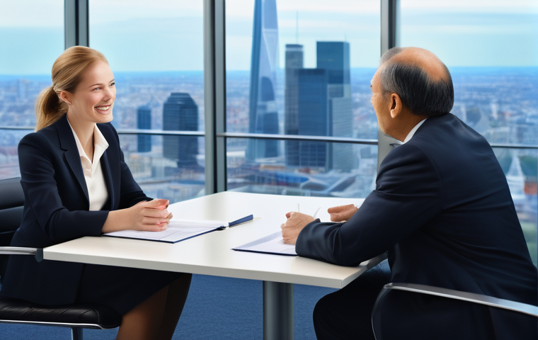 무역협상가로서 하루 일과 - **Prompt**: A high-resolution, realistic photograph capturing a pivotal moment in an international t...