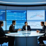 무역협상 중 의사결정 프로세스 개선 방법 - **Prompt:** A diverse group of professional business individuals, including men and women in smart b...