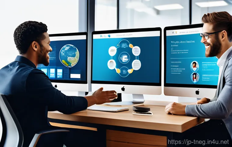 무역협상에서 사용하는 협상 도구와 소프트웨어 - **AI-Powered Negotiation Strategy Session:** A confident, well-dressed business executive (male, mid...